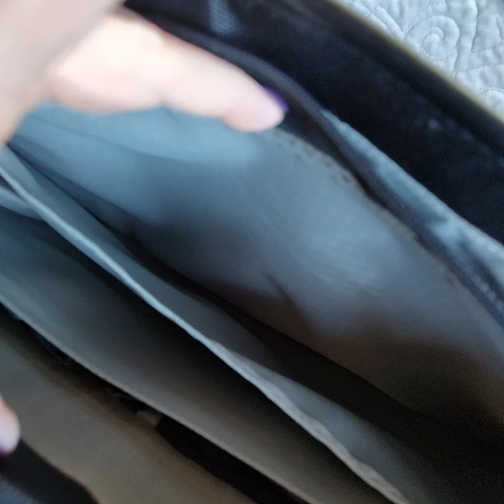 BNNU Black Nylon Zippered Attache/Computer Case